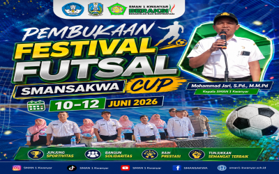 PEMBUKAAN FESTIVAL FUTSAL SMANSAKWA CUP 2026 BERLANGSUNG MERIAH